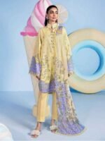 M/BASICS BY MARIA.B SPRING SUMMER ‘26 COLLECTION UNSTITCHED EMBROIDERED LAWN 3 PIECE SUIT MB-CUSV13-01-A