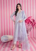 M/BASICS BY MARIA.B SPRING SUMMER ‘26 COLLECTION UNSTITCHED EMBROIDERED LAWN 3 PIECE SUIT MB-CUSV13-02-B - Image 2