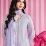 M/BASICS BY MARIA.B SPRING SUMMER ‘26 COLLECTION UNSTITCHED EMBROIDERED LAWN 3 PIECE SUIT MB-CUSV13-02-B