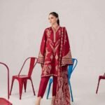 M/BASICS BY MARIA.B SPRING SUMMER ‘26 COLLECTION UNSTITCHED EMBROIDERED LAWN 3 PIECE SUIT MB-CUSV13-03-A