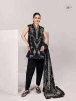 M/BASICS BY MARIA.B SPRING SUMMER ‘26 COLLECTION UNSTITCHED EMBROIDERED LAWN 3 PIECE SUIT MB-CUSV13-03-B