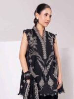 M/BASICS BY MARIA.B SPRING SUMMER ‘26 COLLECTION UNSTITCHED EMBROIDERED LAWN 3 PIECE SUIT MB-CUSV13-03-B - Image 2