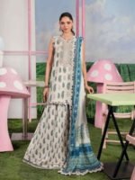 M/BASICS BY MARIA.B SPRING SUMMER ‘26 COLLECTION UNSTITCHED EMBROIDERED LAWN 3 PIECE SUIT MB-CUSV13-05-A
