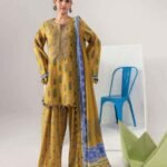 M/BASICS BY MARIA.B SPRING SUMMER ‘26 COLLECTION UNSTITCHED EMBROIDERED LAWN 3 PIECE SUIT MB-CUSV13-05-B