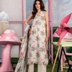 M/BASICS BY MARIA.B SPRING SUMMER ‘26 COLLECTION UNSTITCHED EMBROIDERED LAWN 3 PIECE SUIT MB-CUSV13-06-A