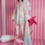 M/BASICS BY MARIA.B SPRING SUMMER ‘26 COLLECTION UNSTITCHED EMBROIDERED LAWN 3 PIECE SUIT MB-CUSV13-07-B