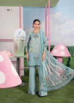 M/BASICS BY MARIA.B SPRING SUMMER ‘26 COLLECTION UNSTITCHED EMBROIDERED LAWN 3 PIECE SUIT MB-CUSV13-08-B