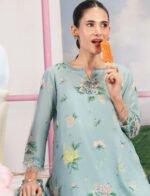 M/BASICS BY MARIA.B SPRING SUMMER ‘26 COLLECTION UNSTITCHED EMBROIDERED LAWN 3 PIECE SUIT MB-CUSV13-08-B - Image 2