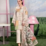 M/BASICS BY MARIA.B SPRING SUMMER ‘26 COLLECTION UNSTITCHED EMBROIDERED LAWN 3 PIECE SUIT MB-CUSV13-10-A