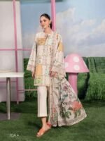 M/BASICS BY MARIA.B SPRING SUMMER ‘26 COLLECTION UNSTITCHED EMBROIDERED LAWN 3 PIECE SUIT MB-CUSV13-10-A
