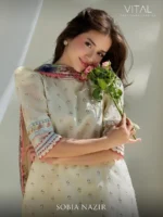 VITAL BY SOBIA NAZIR '26 COLLECTION UNSTITCHED LAWN  V-10A - Image 3
