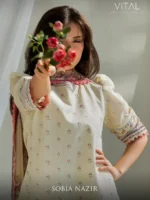 VITAL BY SOBIA NAZIR '26 COLLECTION UNSTITCHED LAWN  V-10A - Image 4