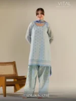 VITAL BY SOBIA NAZIR '26 COLLECTION UNSTITCHED LAWN  V-10B - Image 3