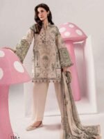 M/BASICS BY MARIA.B SPRING SUMMER ‘26 COLLECTION UNSTITCHED EMBROIDERED LAWN 3 PIECE SUIT MB-CUSV13-11-A