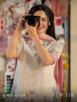 VITAL BY SOBIA NAZIR '26 COLLECTION UNSTITCHED LAWN  V-11B - Image 4