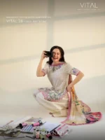 VITAL BY SOBIA NAZIR '26 COLLECTION UNSTITCHED LAWN  V-11B - Image 5