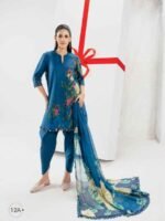 M/BASICS BY MARIA.B SPRING SUMMER ‘26 COLLECTION UNSTITCHED EMBROIDERED LAWN 3 PIECE SUIT MB-CUSV13-12-A
