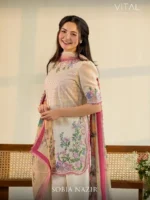 VITAL BY SOBIA NAZIR '26 COLLECTION UNSTITCHED LAWN  V-11B - Image 2