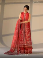 VITAL BY SOBIA NAZIR '26 COLLECTION UNSTITCHED LAWN  V-12A