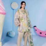 M/BASICS BY MARIA.B SPRING SUMMER ‘26 COLLECTION UNSTITCHED EMBROIDERED LAWN 3 PIECE SUIT MB-CUSV13-13-A