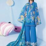 M/BASICS BY MARIA.B SPRING SUMMER ‘26 COLLECTION UNSTITCHED EMBROIDERED LAWN 3 PIECE SUIT MB-CUSV13-13-B