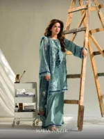 VITAL BY SOBIA NAZIR '26 COLLECTION UNSTITCHED LAWN  V-12B - Image 3