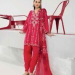 M/BASICS BY MARIA.B SPRING SUMMER ‘26 COLLECTION UNSTITCHED EMBROIDERED LAWN 3 PIECE SUIT MB-CUSV13-14-A