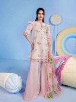 M/BASICS BY MARIA.B SPRING SUMMER ‘26 COLLECTION UNSTITCHED EMBROIDERED LAWN 3 PIECE SUIT MB-CUSV13-15-A