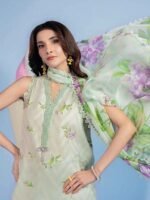 M/BASICS BY MARIA.B SPRING SUMMER ‘26 COLLECTION UNSTITCHED EMBROIDERED LAWN 3 PIECE SUIT MB-CUSV13-15-B - Image 2