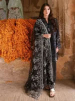 CROSS STITCH UNSTITCHED PREMIUM LAWN COLLECTION DESIGN 15 NOIR ESSENCE