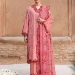 CROSS STITCH UNSTITCHED PREMIUM LAWN COLLECTION DESIGN 16 PEACH ATELIER