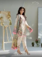 VITAL BY SOBIA NAZIR '26 COLLECTION UNSTITCHED LAWN  V-2A - Image 4
