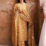 CROSS STITCH UNSTITCHED PREMIUM LAWN COLLECTION DESIGN 22 SUNLIT HUE