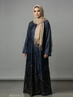 ABAYAT v2 by NOORMA KAAMAL  Digital Printed Silk Abaya Modest Wear Collection (1pc)