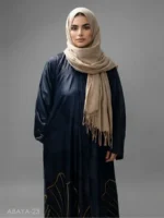 ABAYAT v2 by NOORMA KAAMAL  Digital Printed Silk Abaya Modest Wear Collection (1pc) - Image 4