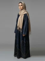 ABAYAT v2 by NOORMA KAAMAL  Digital Printed Silk Abaya Modest Wear Collection (1pc) - Image 3