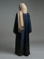 ABAYAT v2 by NOORMA KAAMAL  Digital Printed Silk Abaya Modest Wear Collection (1pc) - Image 2