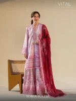 VITAL BY SOBIA NAZIR '26 COLLECTION UNSTITCHED LAWN  V-3A - Image 3