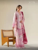 VITAL BY SOBIA NAZIR '26 COLLECTION UNSTITCHED LAWN  V-3A - Image 4