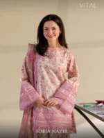 VITAL BY SOBIA NAZIR '26 COLLECTION UNSTITCHED LAWN  V-1A - Image 3