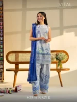 VITAL BY SOBIA NAZIR '26 COLLECTION UNSTITCHED LAWN  V-3B