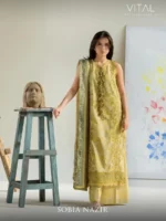 VITAL BY SOBIA NAZIR '26 COLLECTION UNSTITCHED LAWN  V-4A - Image 4