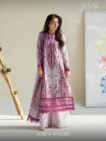 VITAL BY SOBIA NAZIR '26 COLLECTION UNSTITCHED LAWN  V-5A - Image 2