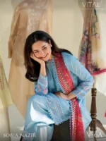 VITAL BY SOBIA NAZIR '26 COLLECTION UNSTITCHED LAWN  V-6A - Image 2