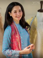VITAL BY SOBIA NAZIR '26 COLLECTION UNSTITCHED LAWN  V-6A - Image 3