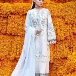 CROSS STITCH UNSTITCHEDPREMIUM LAWN COLLECTION DESIGN 5 LILAC WHISPER