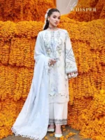 CROSS STITCH UNSTITCHEDPREMIUM LAWN COLLECTION DESIGN 5 LILAC WHISPER