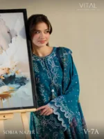 VITAL BY SOBIA NAZIR '26 COLLECTION UNSTITCHED LAWN  V-7A - Image 2