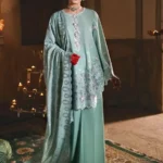 CROSS STITCH UNSTITCHED PREMIUM LAWN COLLECTION DESIGN 6 MEADOW MUSE