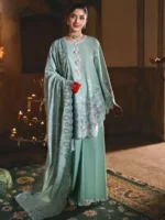 CROSS STITCH UNSTITCHED PREMIUM LAWN COLLECTION DESIGN 6 MEADOW MUSE